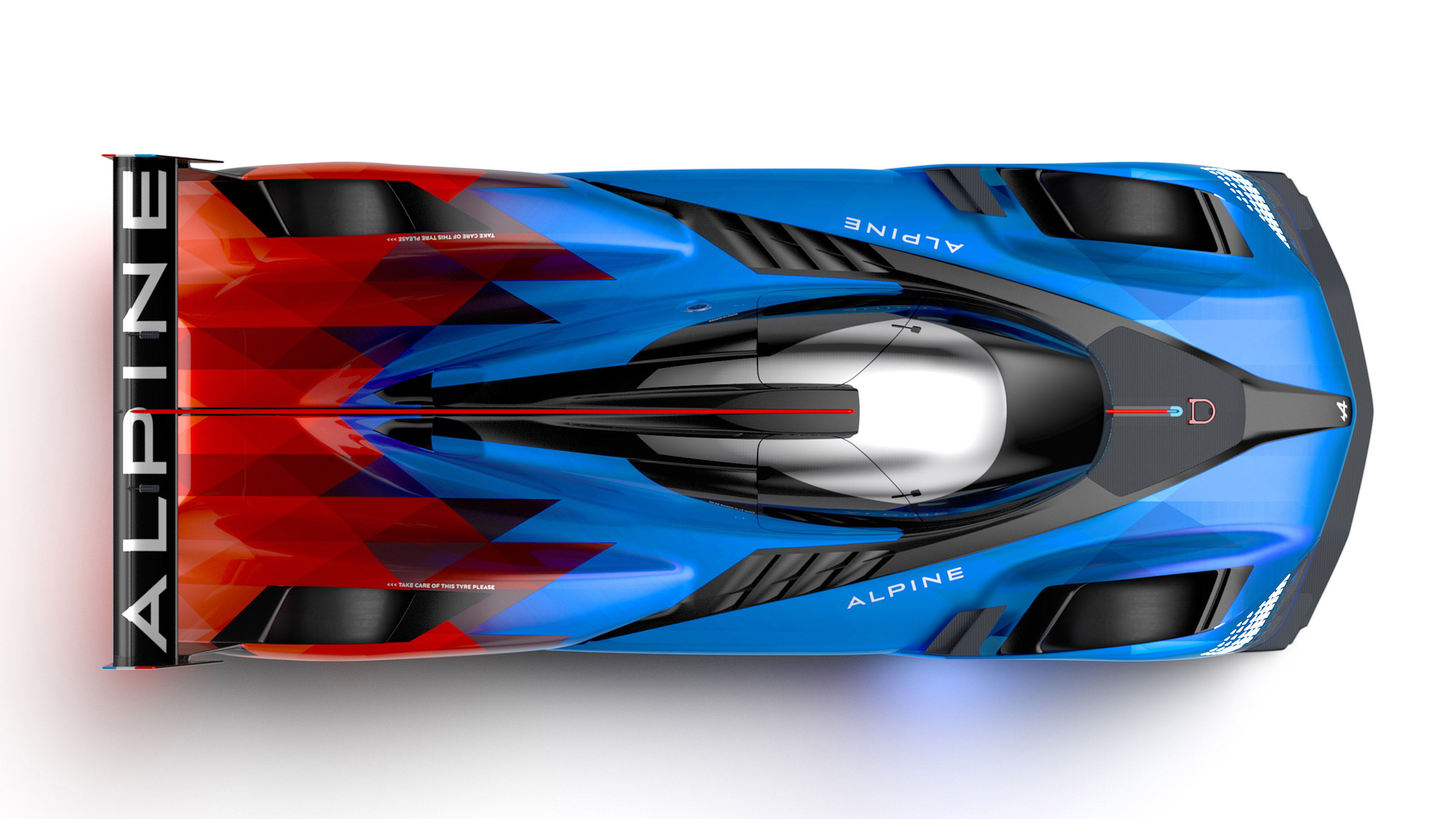 Alpine hypercar - above static