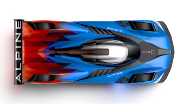 Alpine hypercar - above static