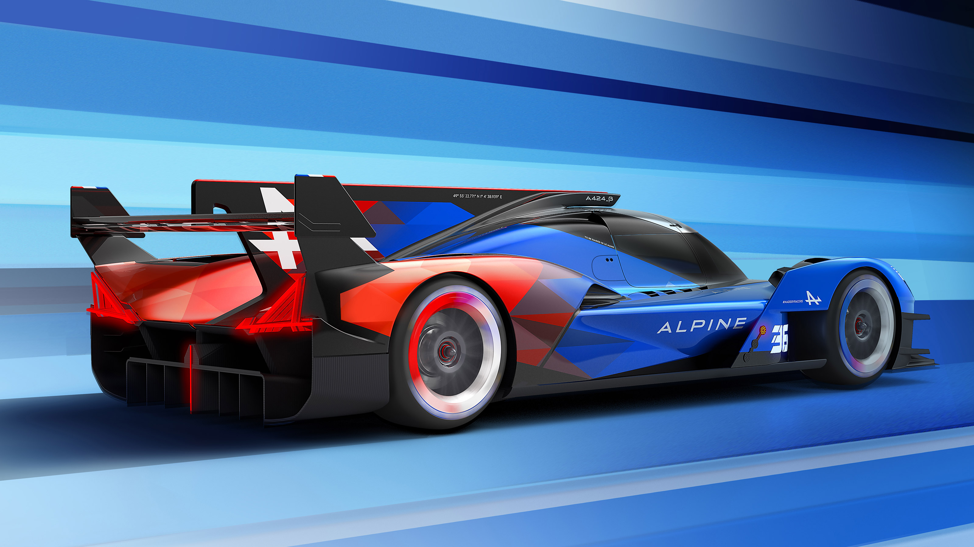 Alpine hypercar - rear