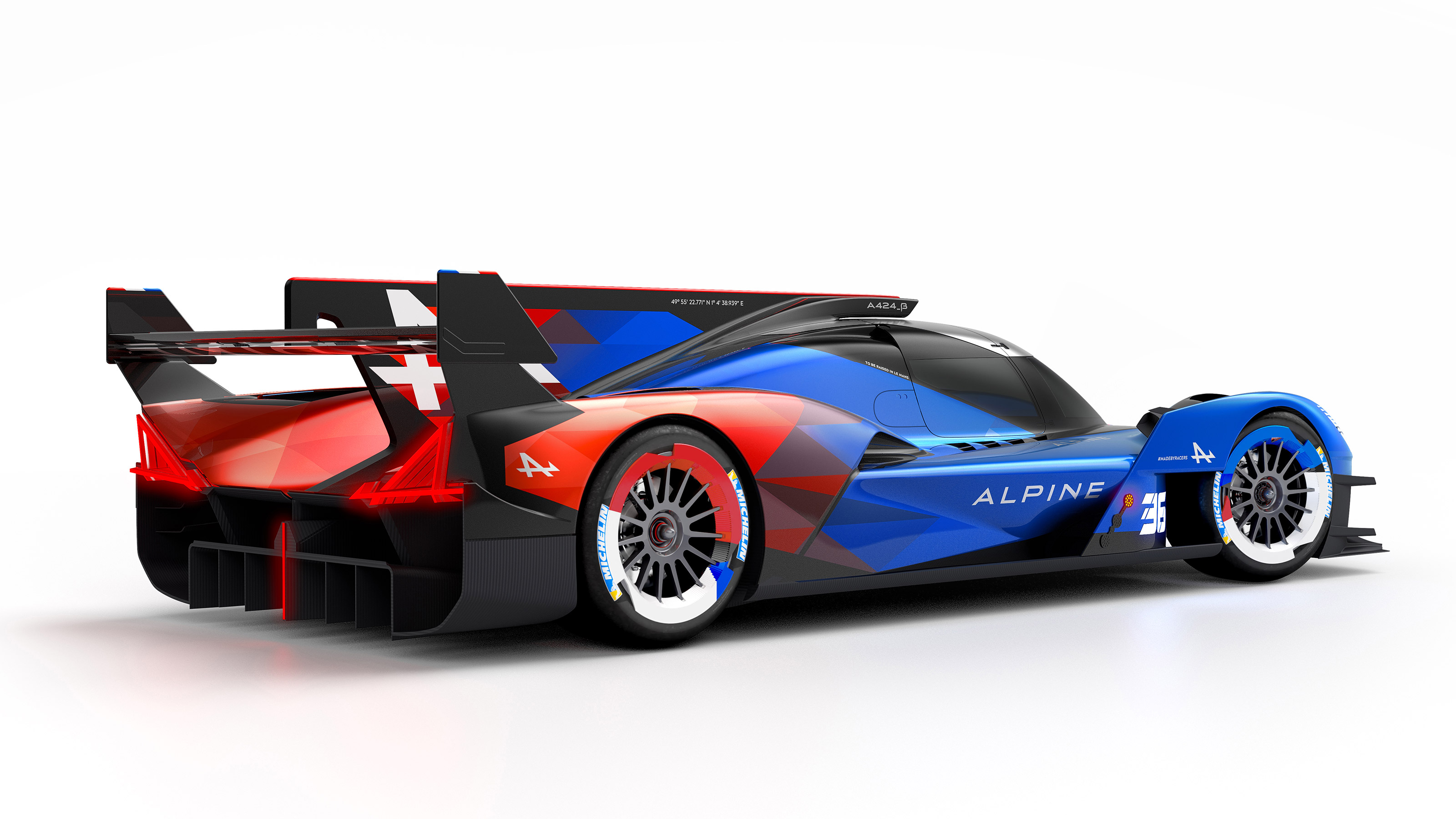 Alpine hypercar - rear static