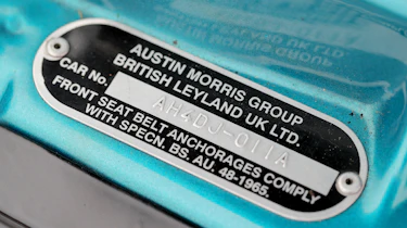Austin Allegro - plaque