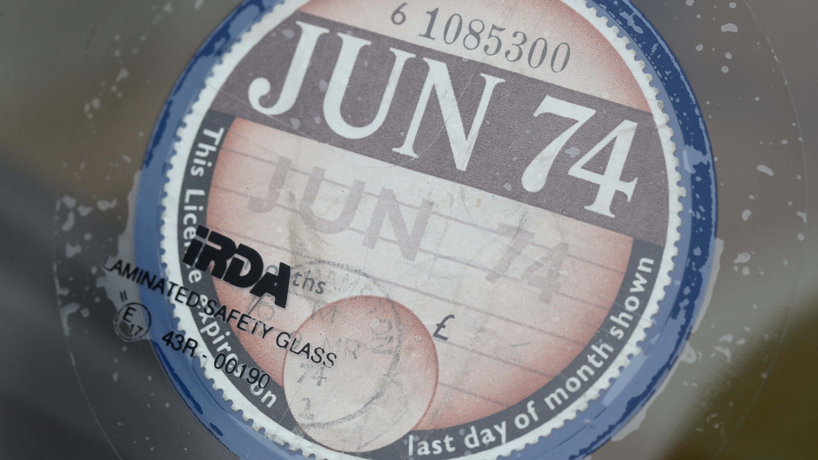 Austin Allegro - tax disc