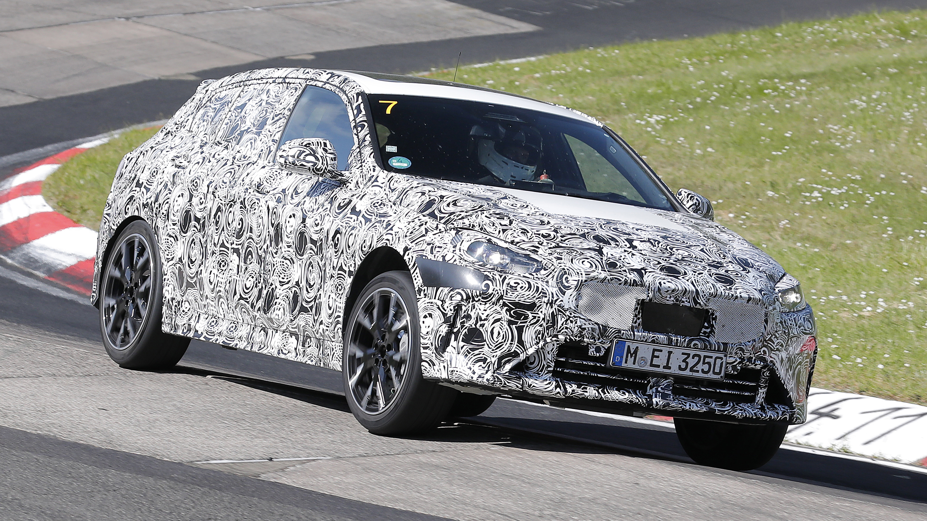 2023 BMW 1 Series (camouflaged) - front action