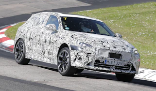 2023 BMW 1 Series (camouflaged) - front action