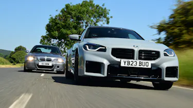 BMW M2 vs M3 CSL - M3 chasing M2
