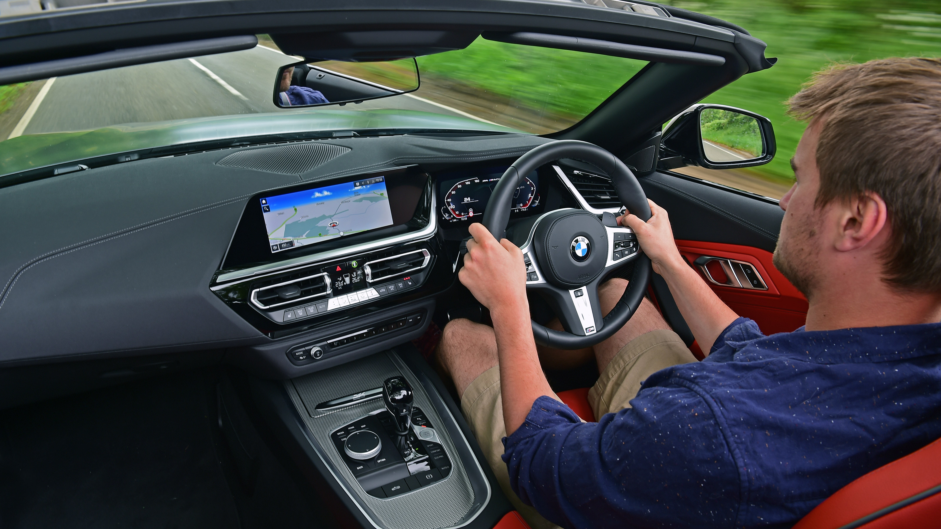 Alastair Crooks driving the BMW Z4 M40i