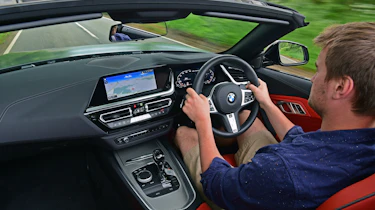 Alastair Crooks driving the BMW Z4 M40i