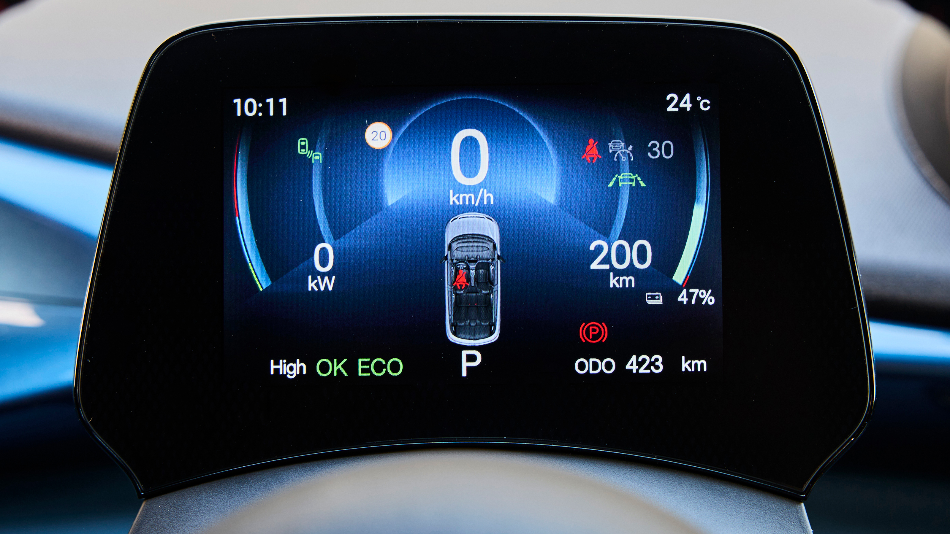 BYD Dolphin - dashboard screen