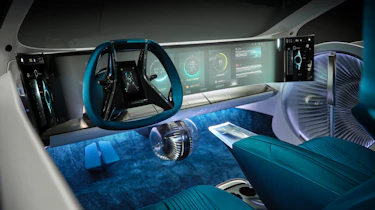 DS M.i. 21 concept - steering wheel and dashboard