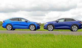 Skoda Enyaq iV and Volkswagen ID.5 - face-to-face