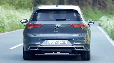 Facelifted Volkswagen Golf 8 spy shot