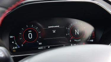 Ford Focus ST Track Pack - dashboard screen