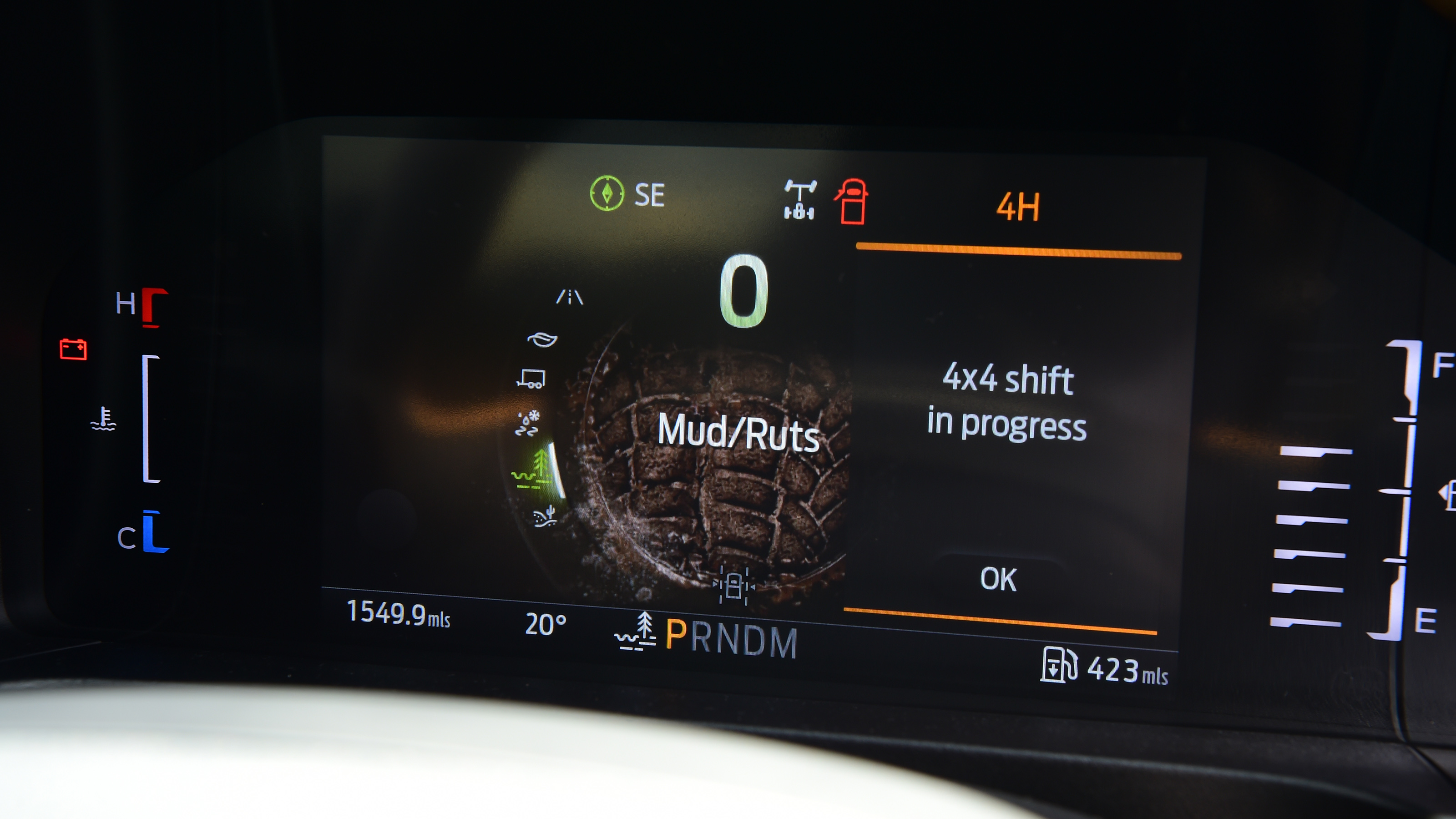 Ford Ranger - drive modes