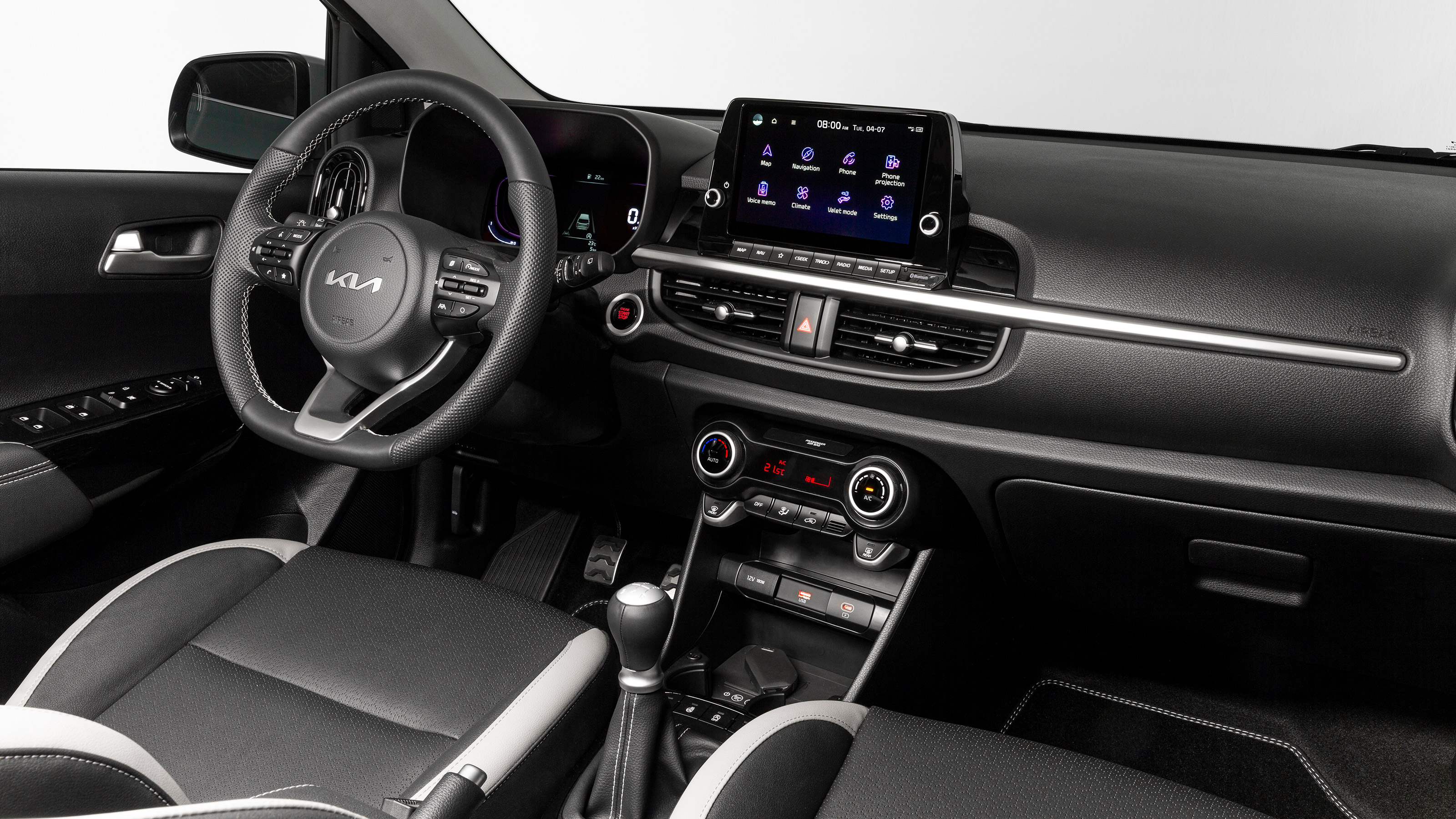 Kia Picanto facelift - cabin