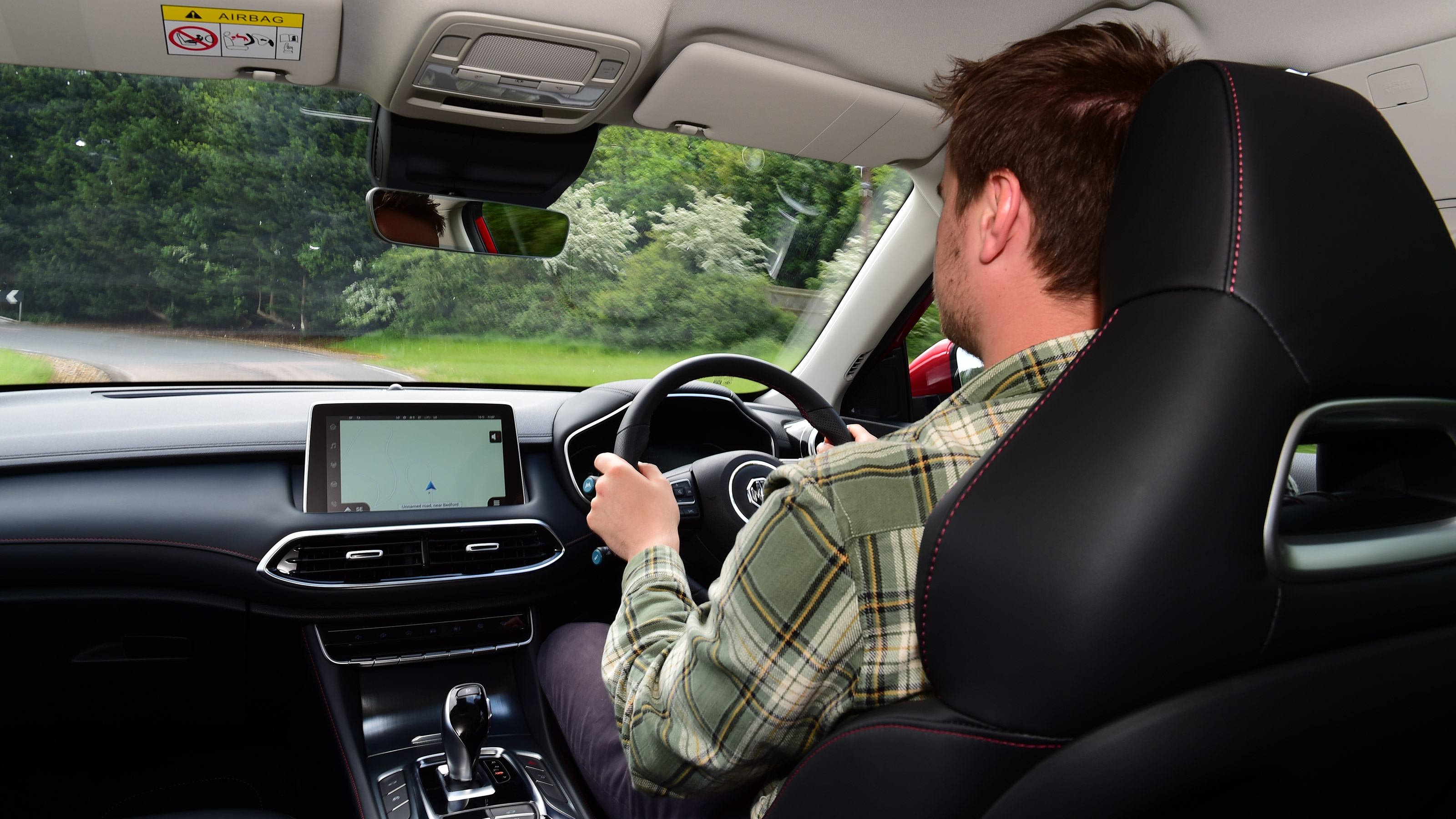 Alastair Crooks driving the MG HS facelift
