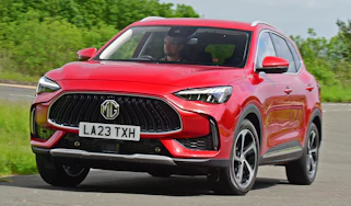 MG HS facelift - front cornering