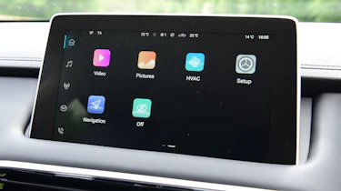 MG HS facelift - infotainment system