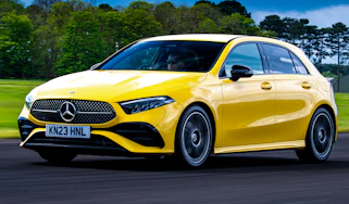 Mercedes A-Class - front tracking