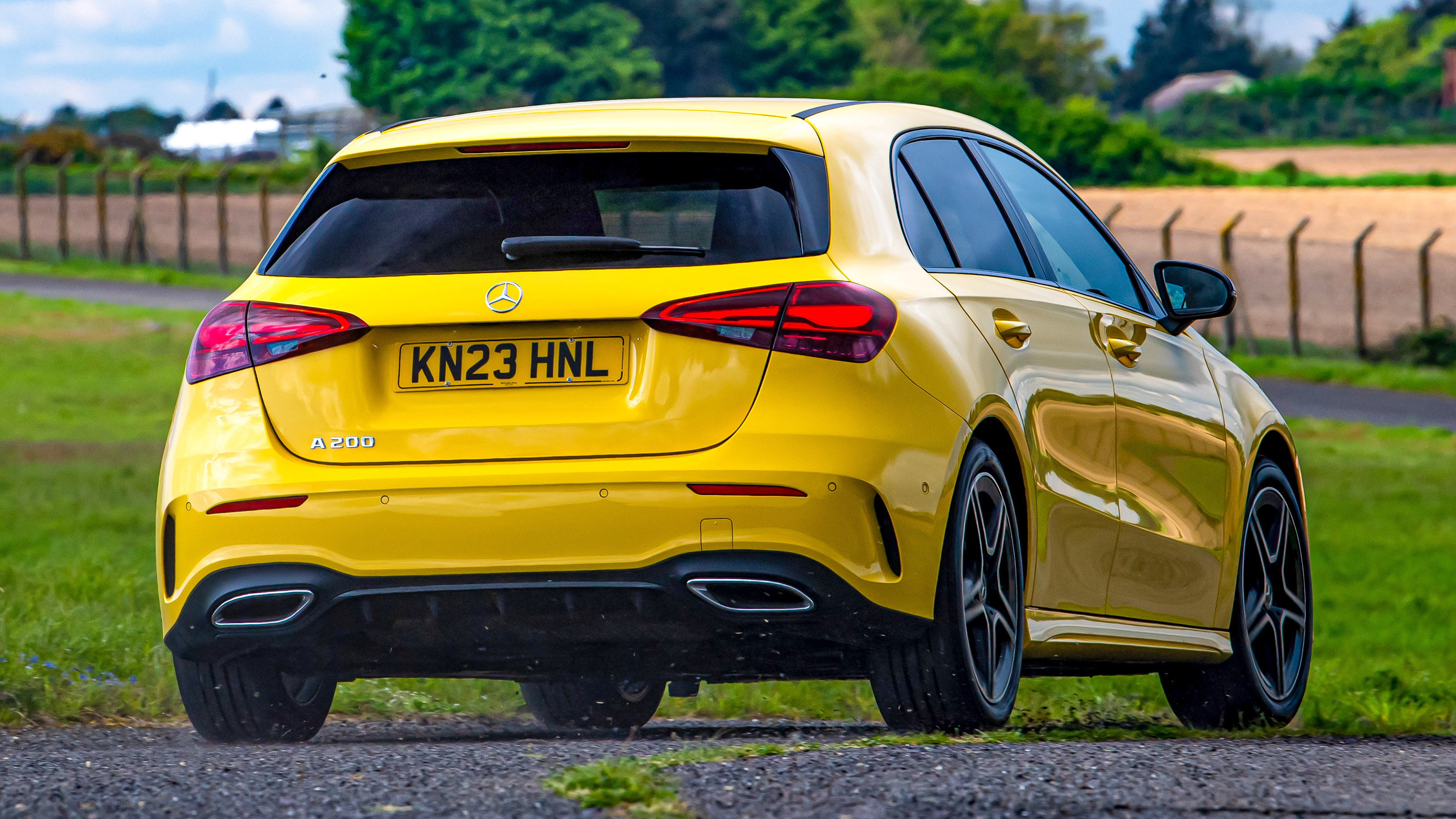 Mercedes A-Class - rear cornering