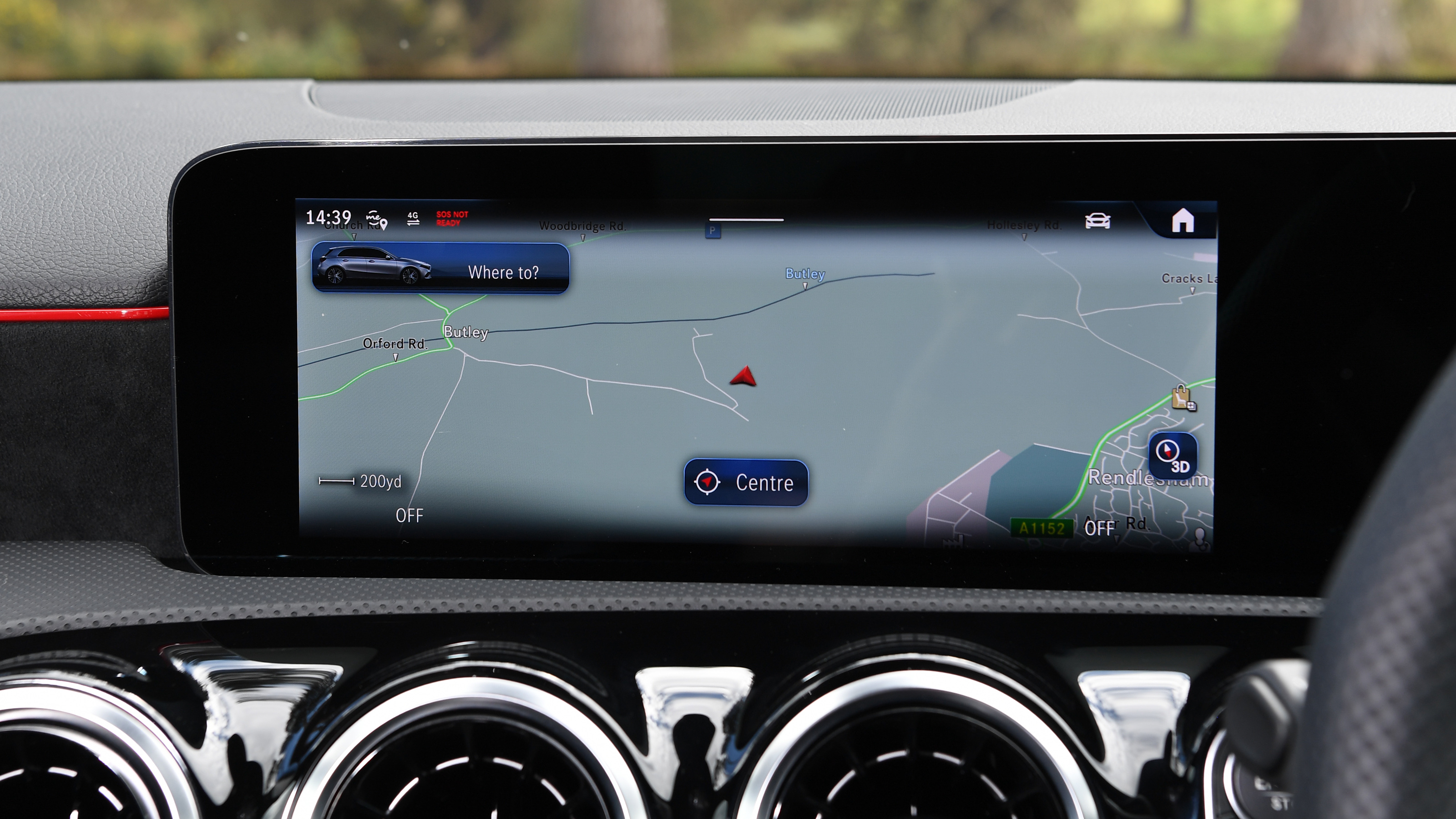Mercedes A-Class - sat-nav