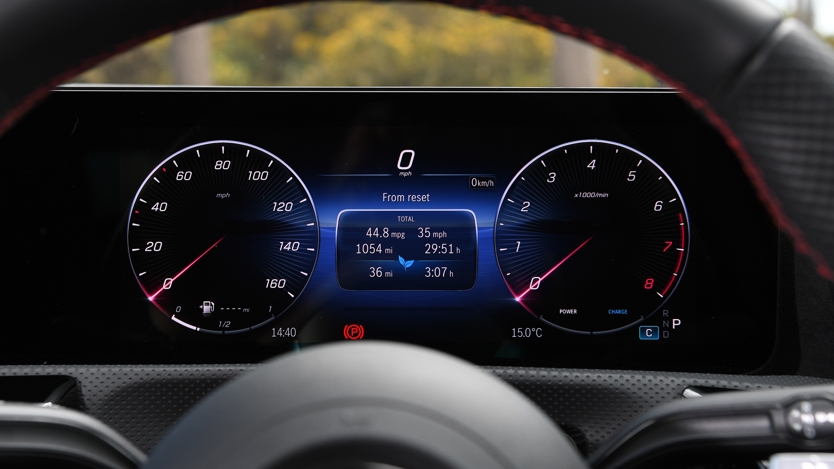 Mercedes A-Class - digital driver's display