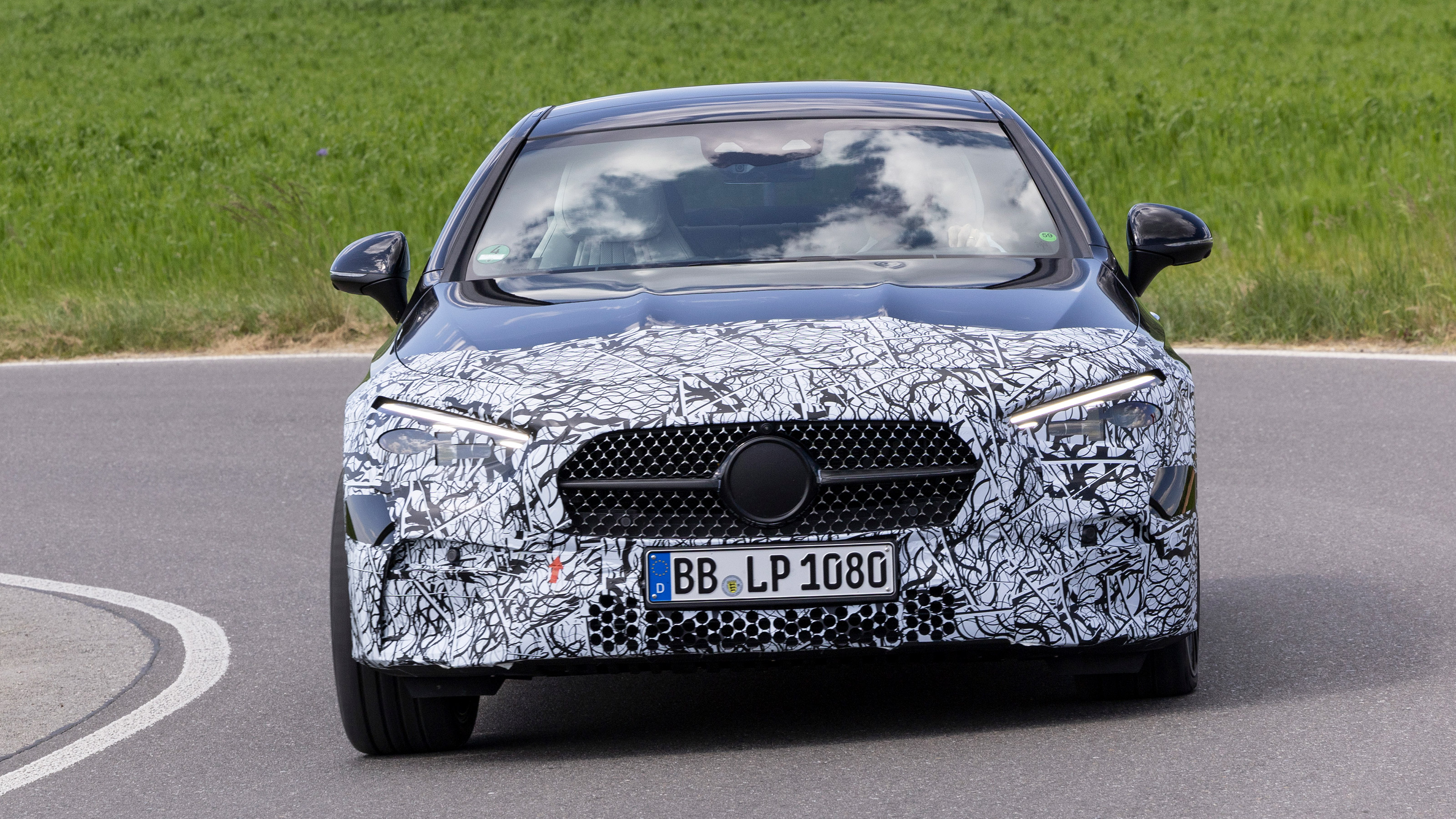 Mercedes CLE prototype - front cornering