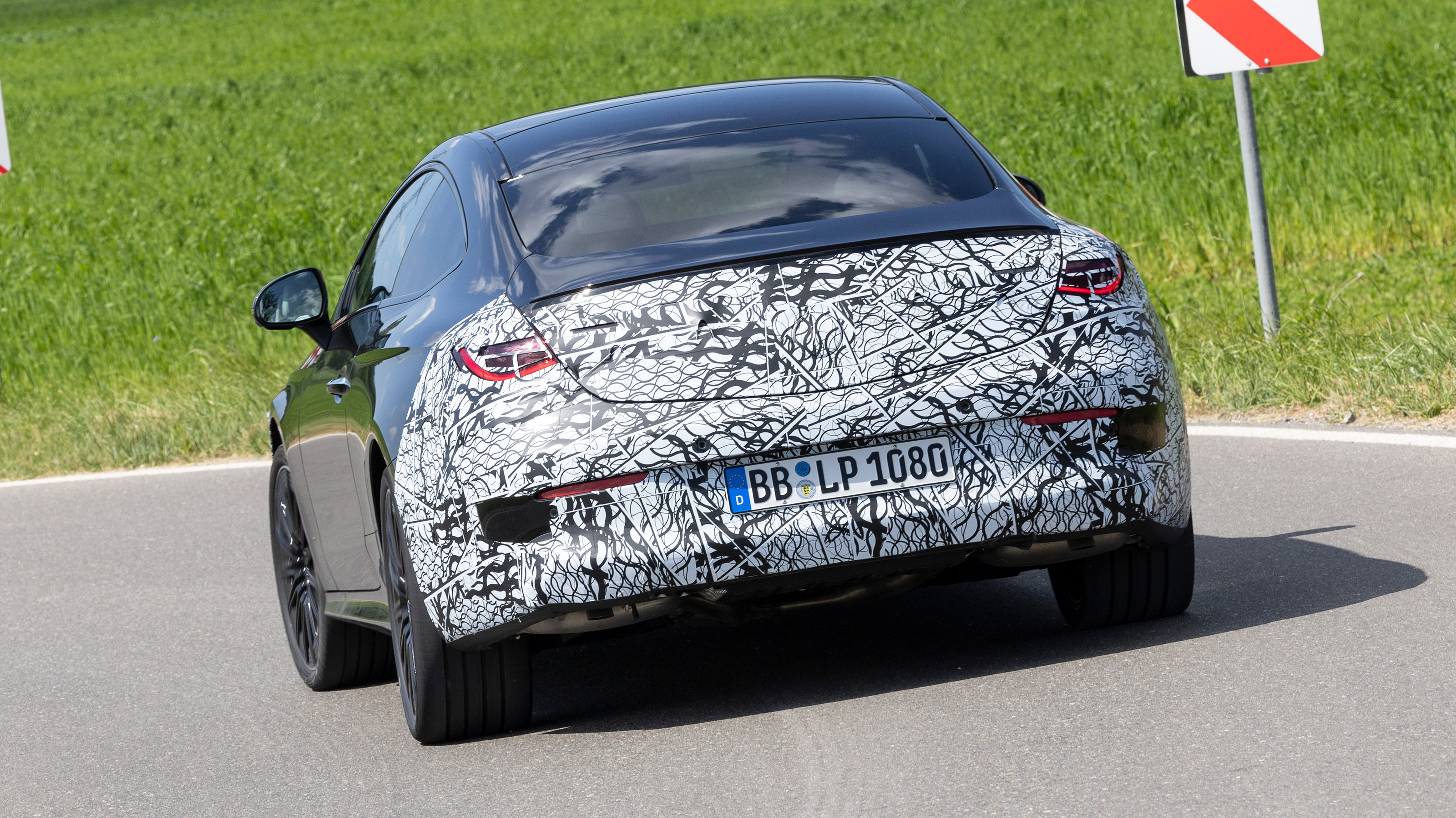 Mercedes CLE prototype - rear cornering