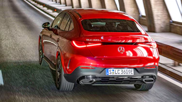 Mercedes GLC Coupe - rear tracking