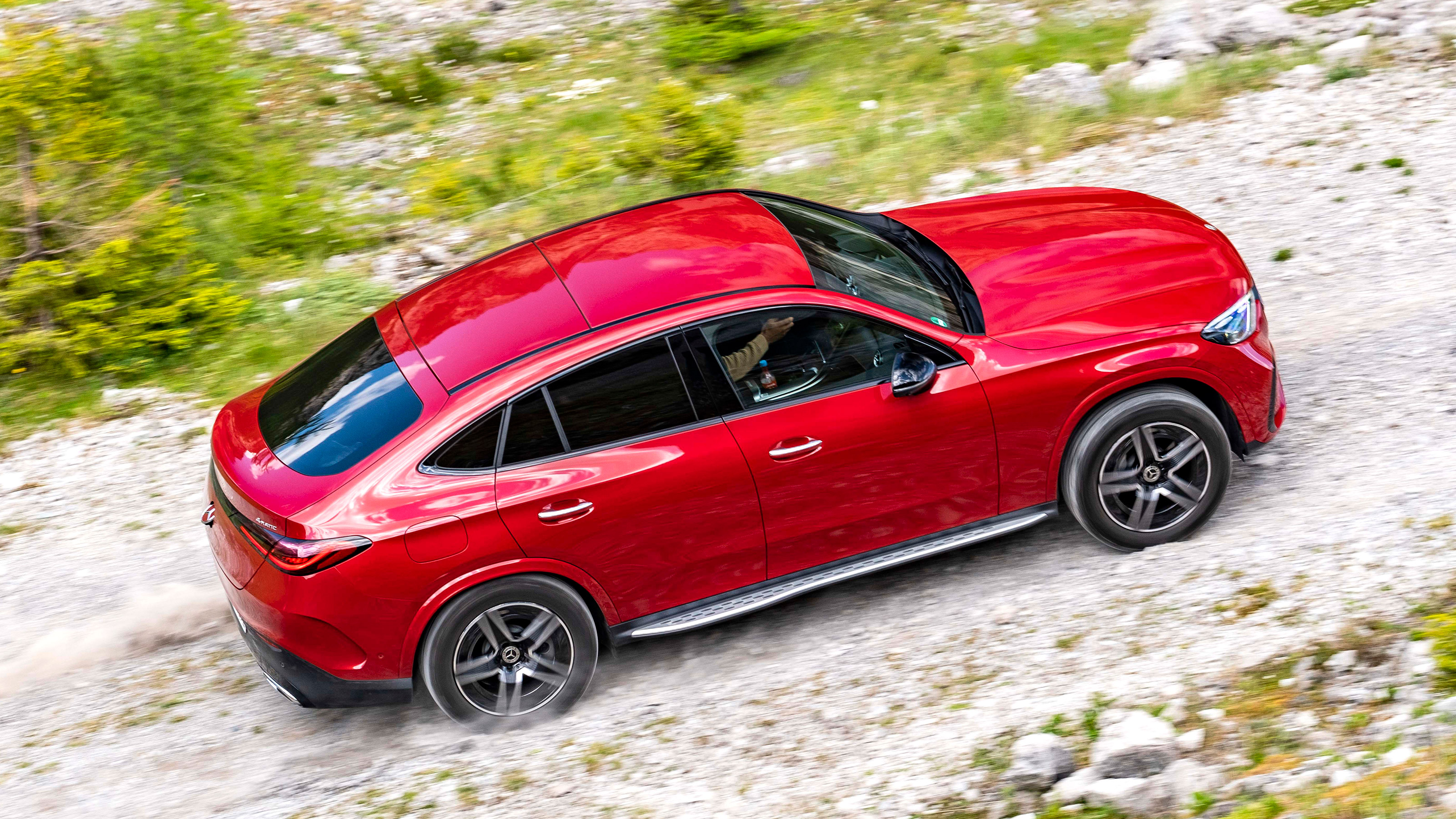 Mercedes GLC Coupe - above