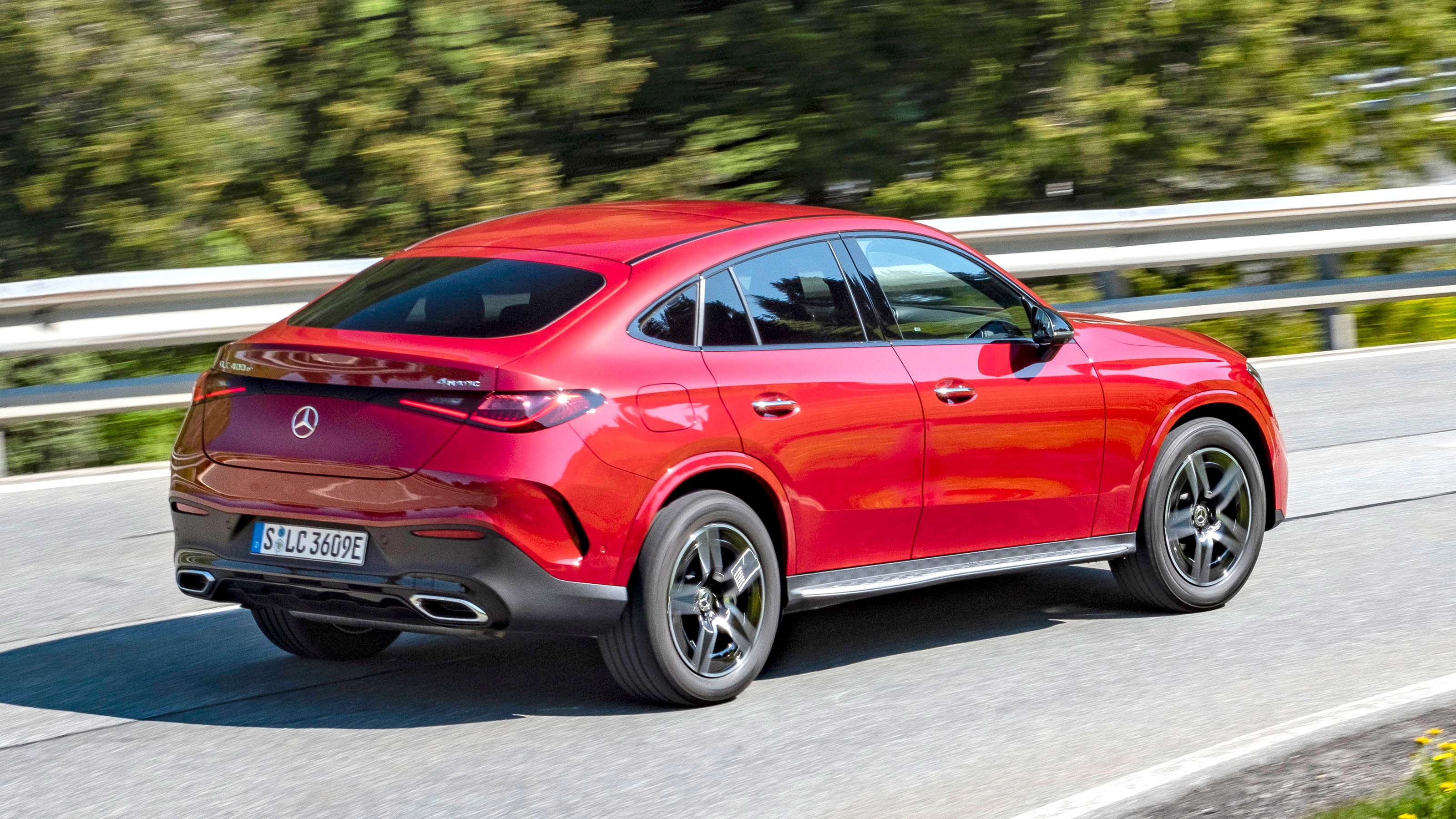 Mercedes GLC Coupe - rear action