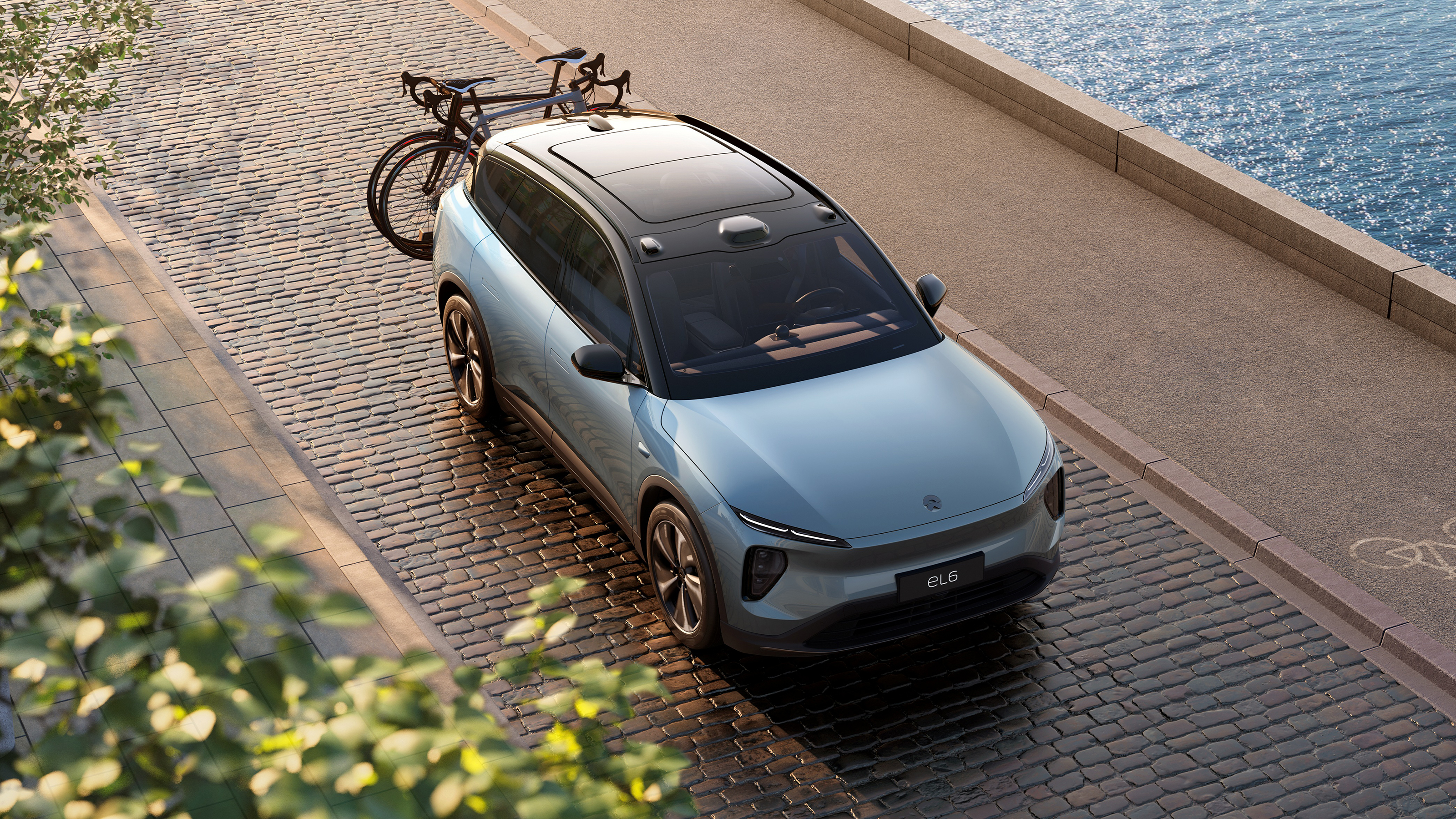 Nio EL6 - top-down static