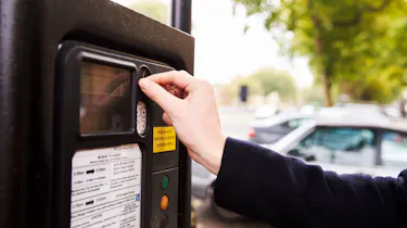 Parking payment machine