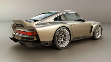 Porsche 911 reimagined by Singer - DLS Turbo (Moet Blanc) - rear static