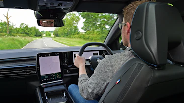 Auto Express associate editor Sean Carson driving the Renault Austral