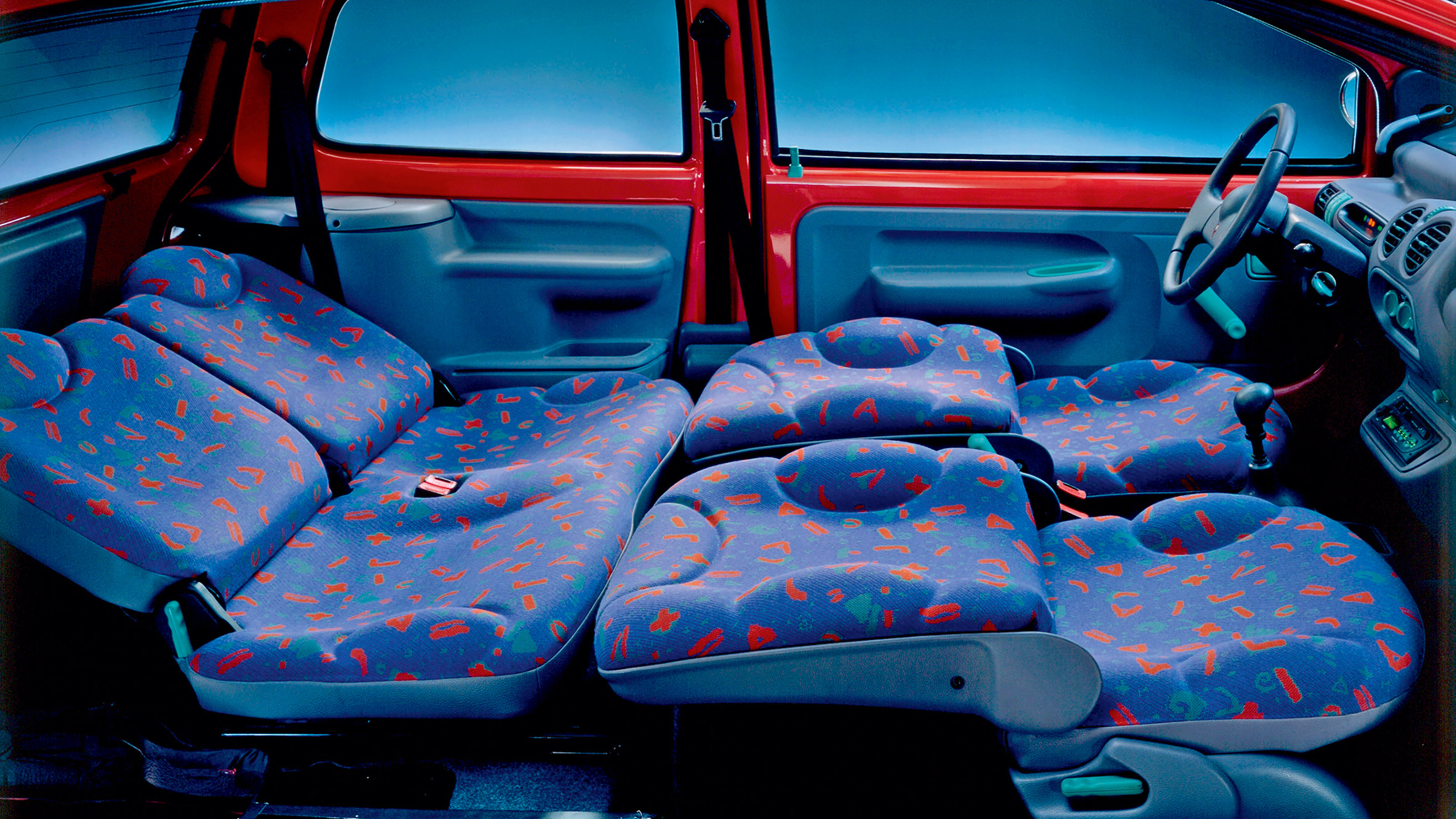 Renault Twingo seats flat