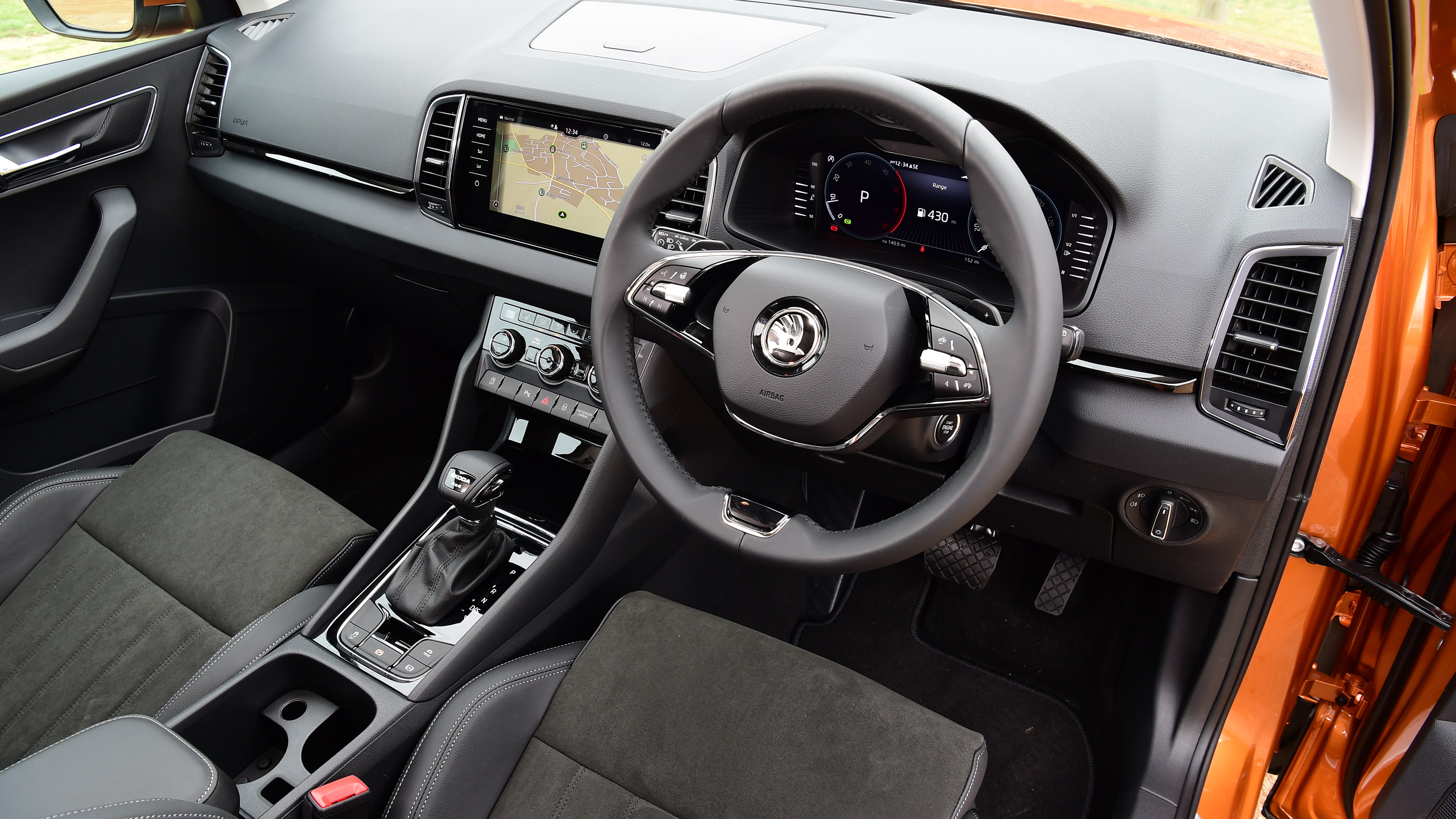 Skoda Karoq long termer first report - dash