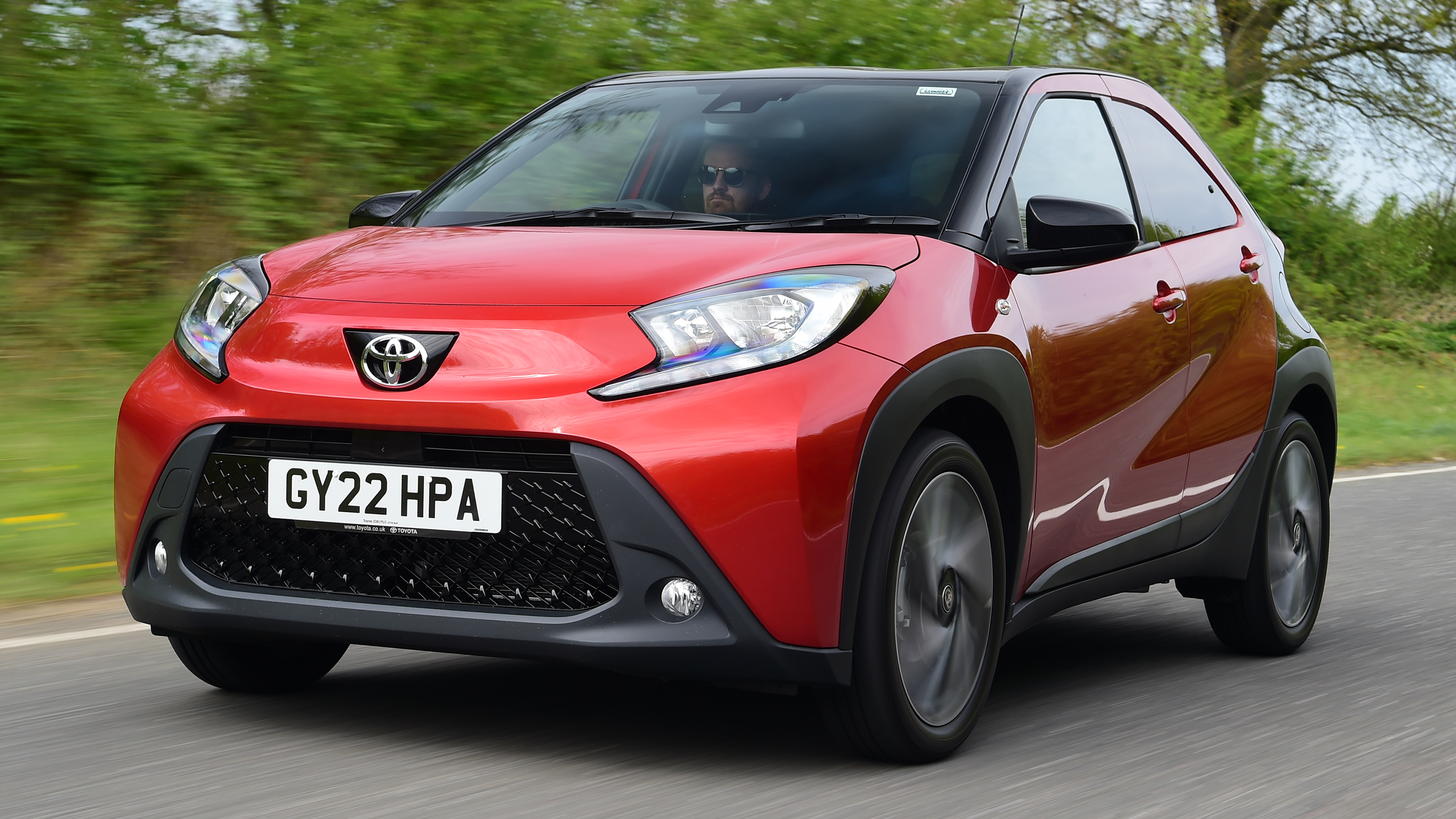 Toyota Aygo X - front tracking