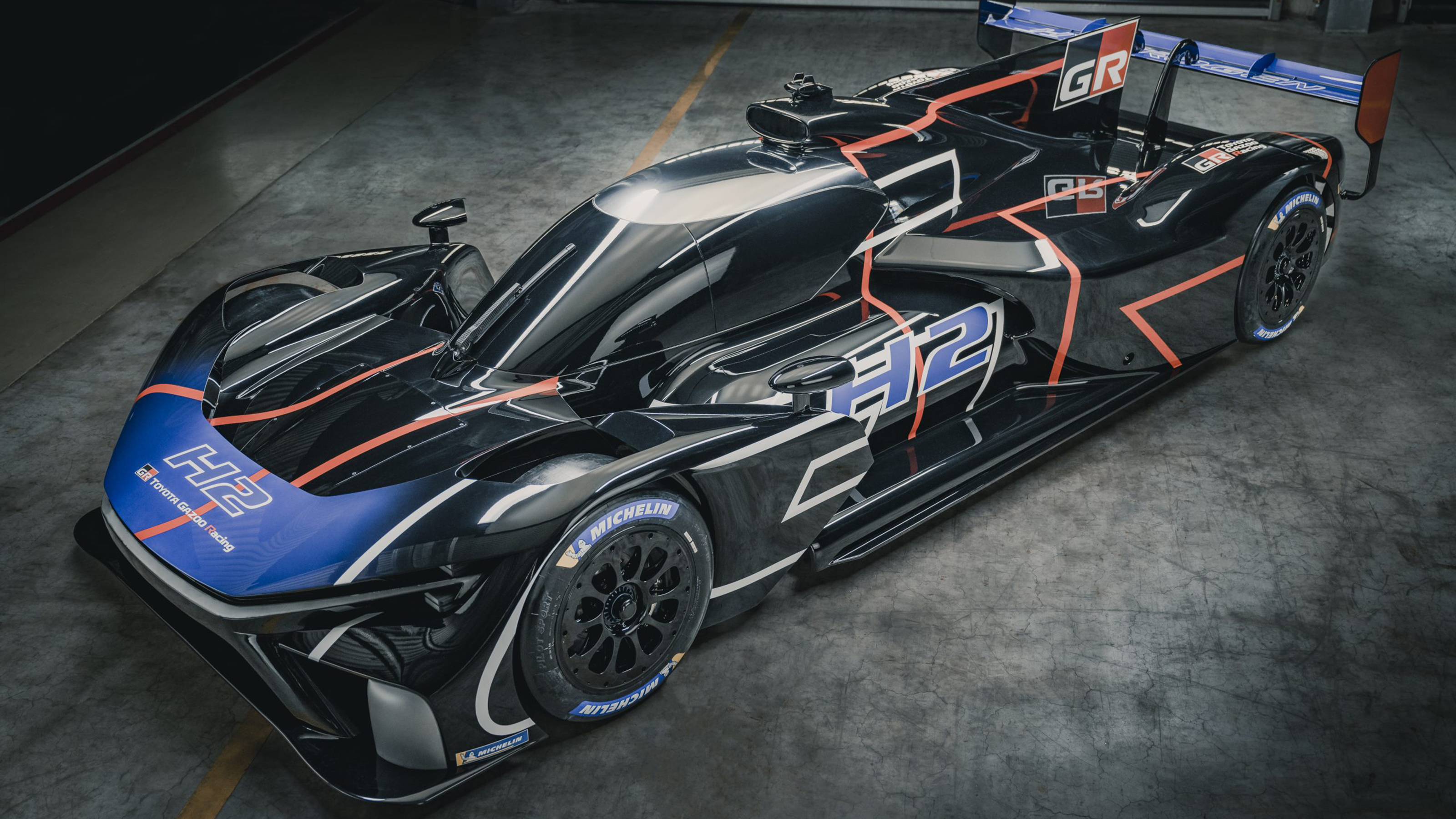Toyota GR H2 Racing Concept - top-down view