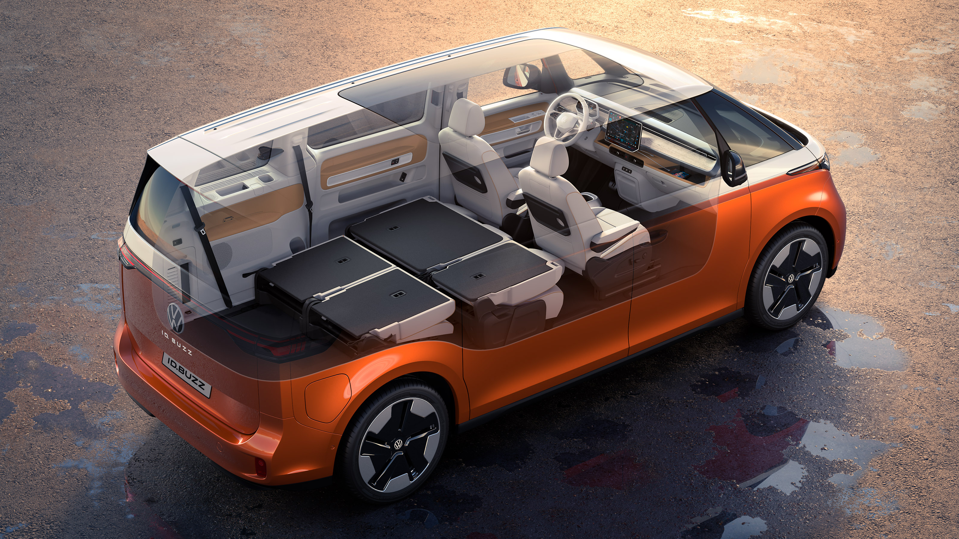 Volkswagen ID. Buzz LWB - seats down