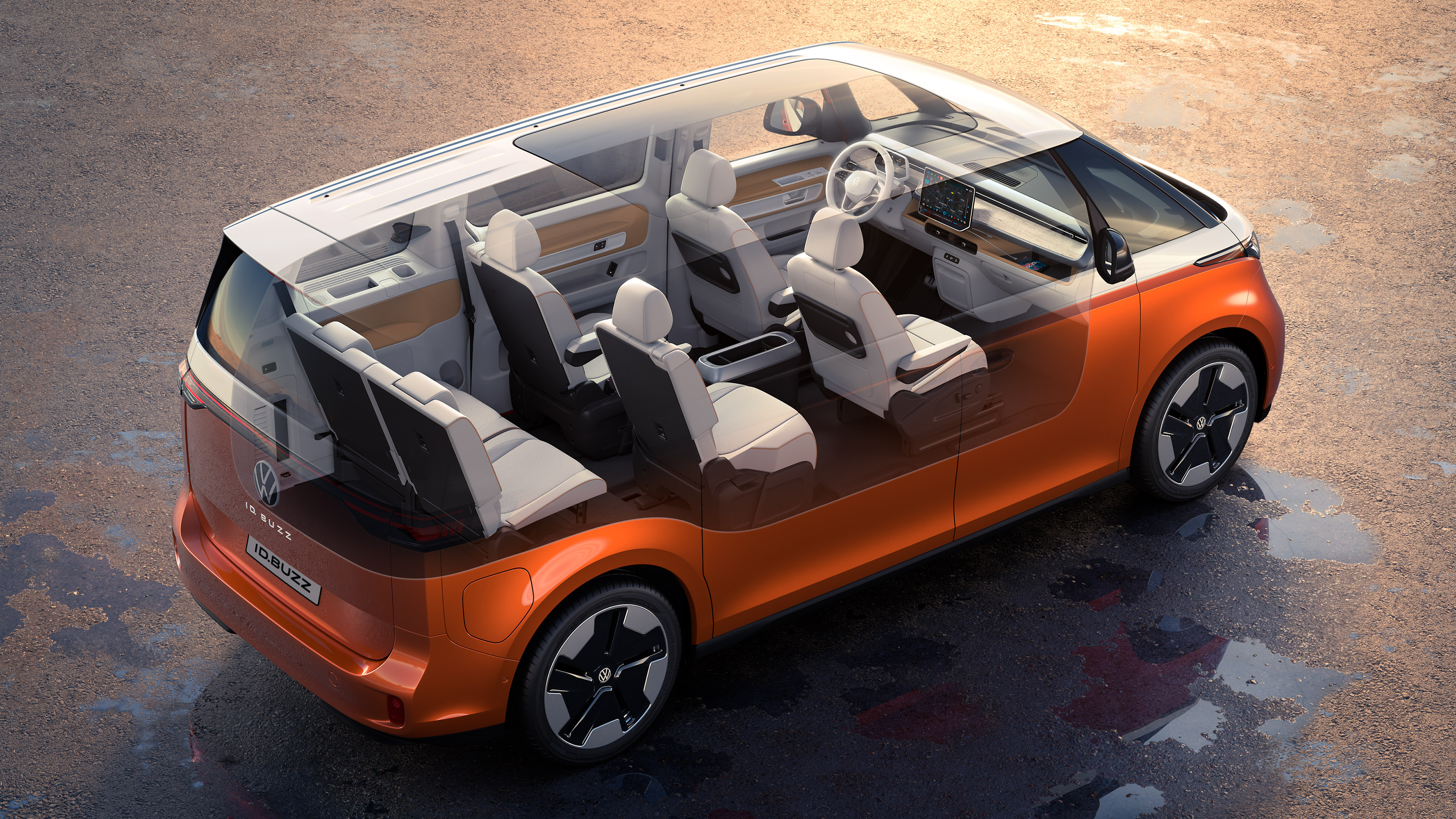 Volkswagen ID. Buzz LWB - seats up