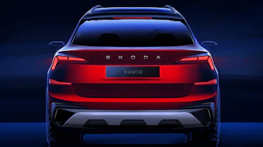 Skoda Design render of 2023 Skoda Kamiq - rear