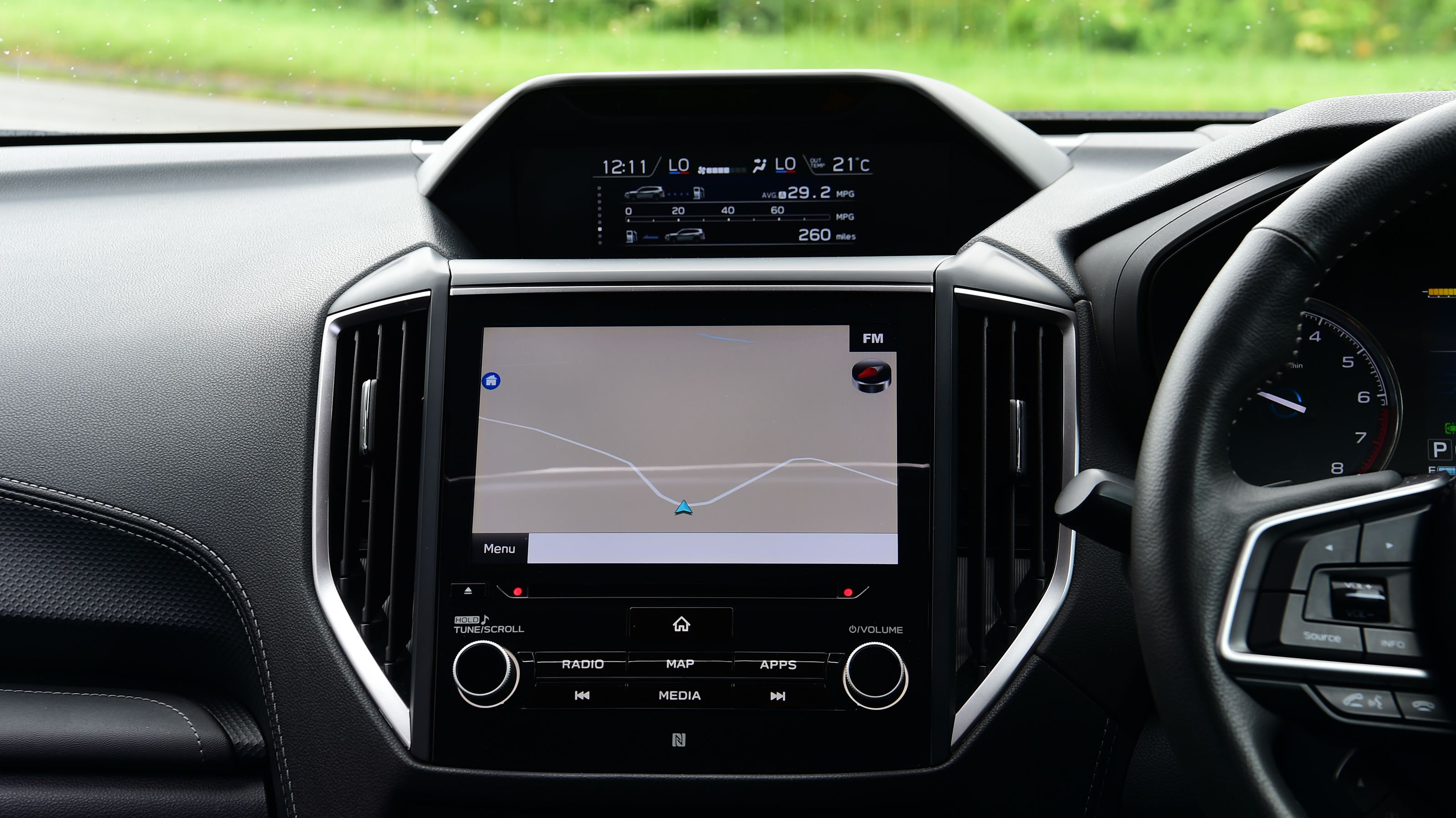 Subaru Forester - centre console