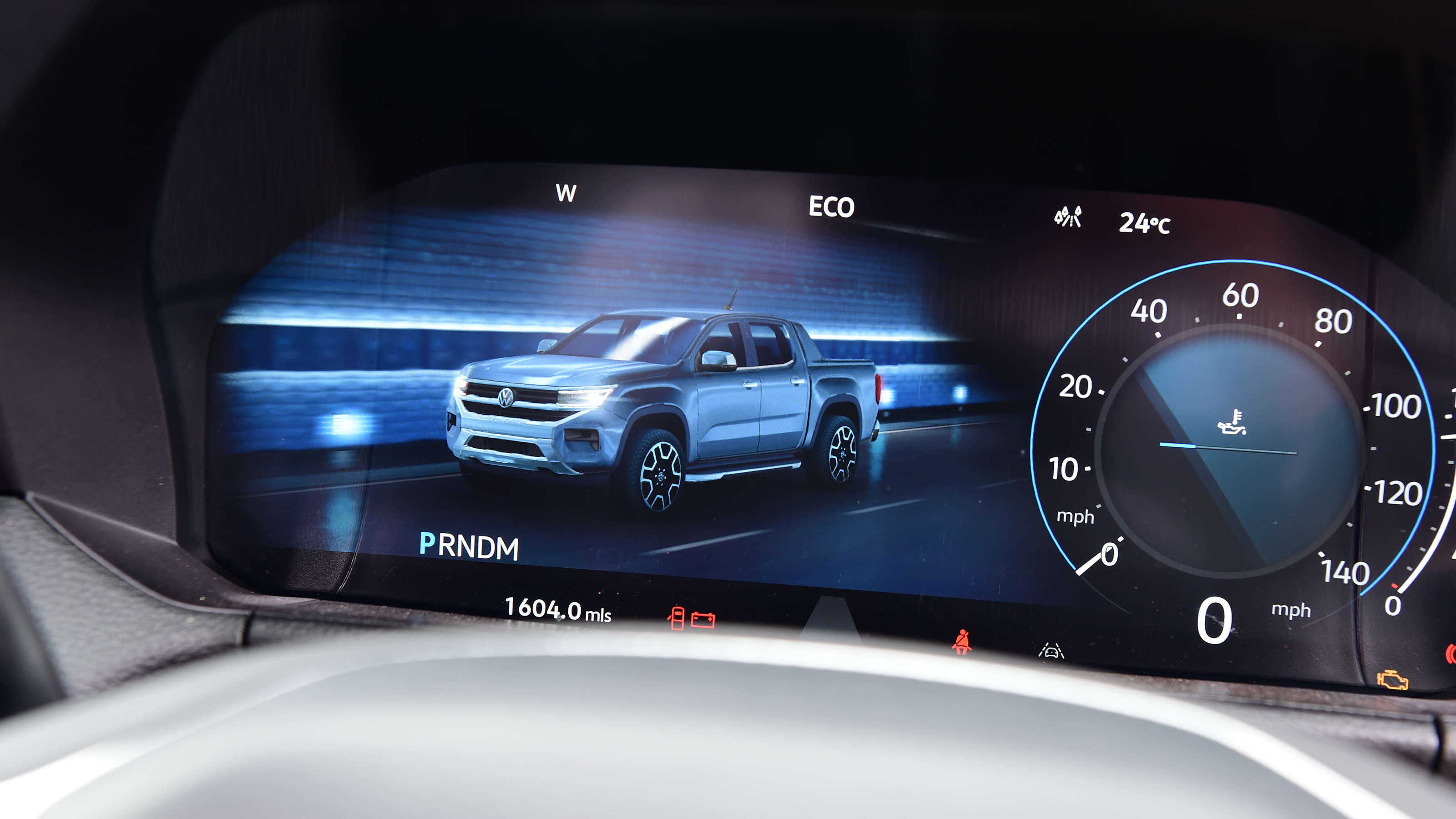 Volkswagen Amarok - dashboard screen