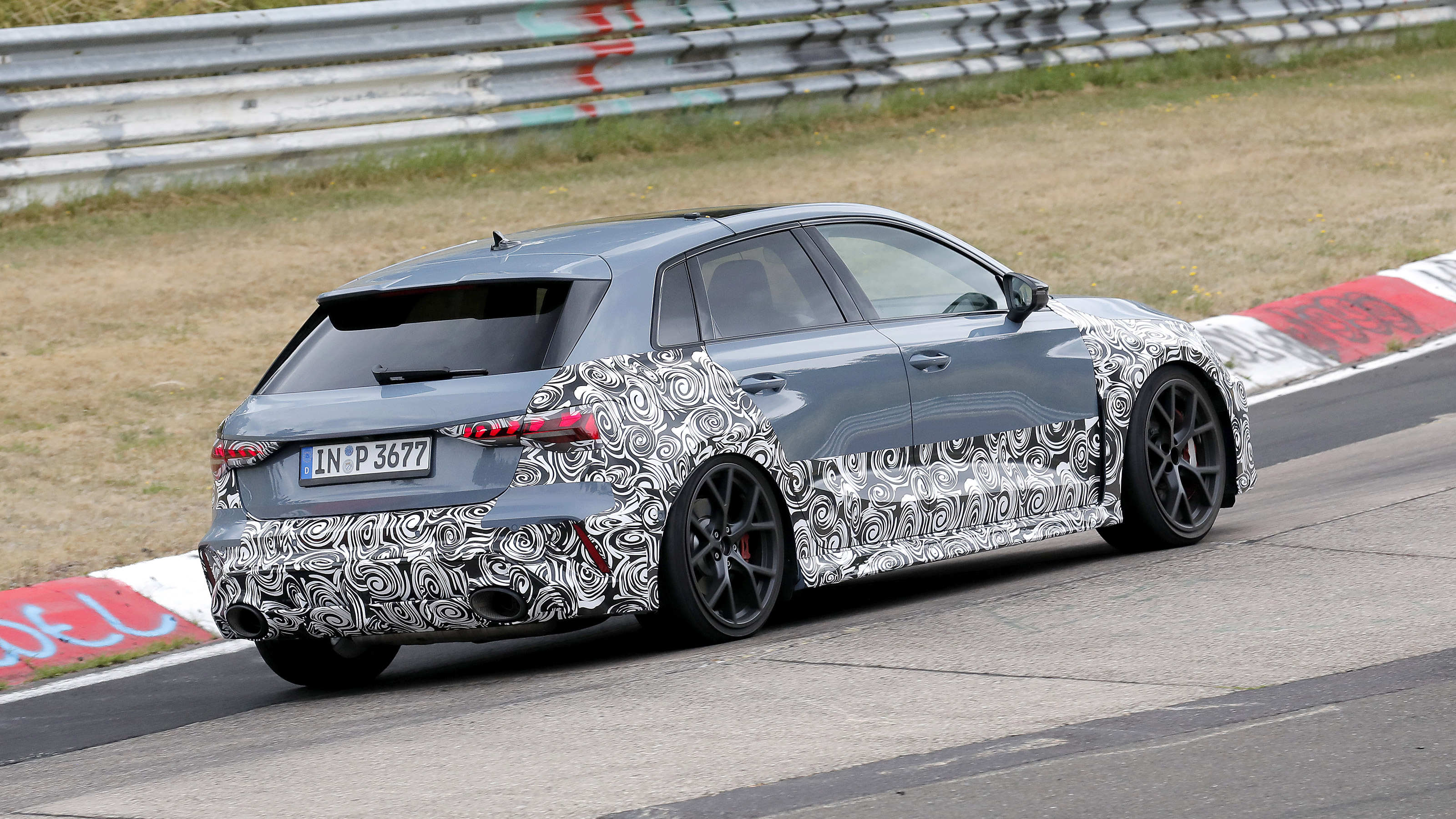 Audi RS 3 facelift spyshot 6