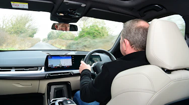 Auto Express special contributor Steve Sutcliffe driving the BMW X1