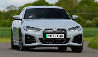 BMW i4 - front cornering