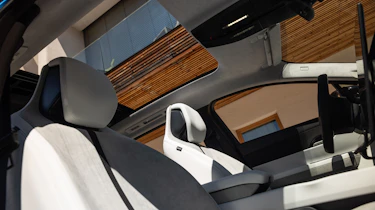 New Fisker Ocean 2023 review front seats