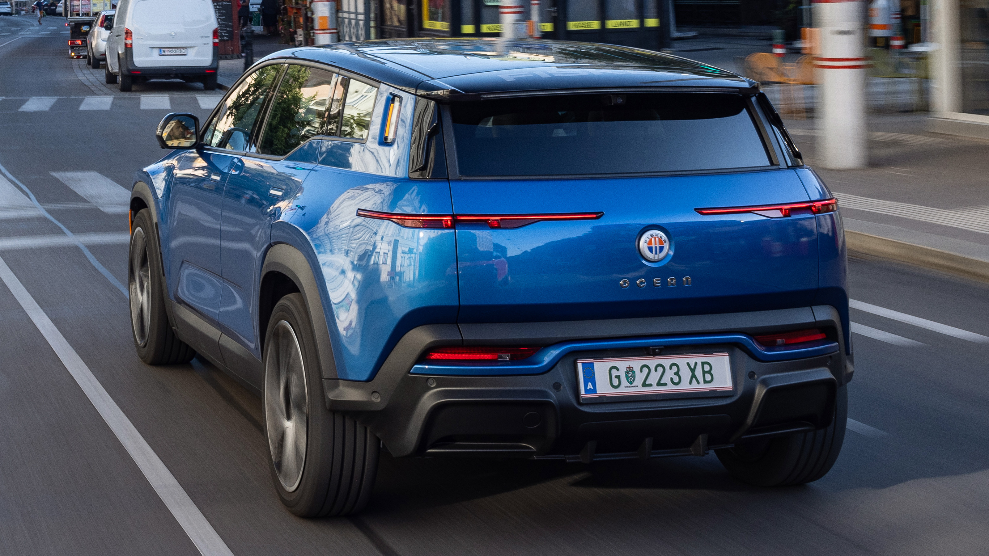 New Fisker Ocean 2023 review rear