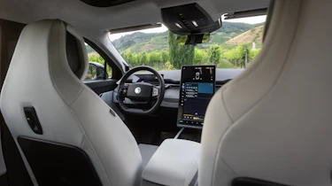 New Fisker Ocean 2023 review interior