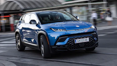 New Fisker Ocean 2023 review front cornering